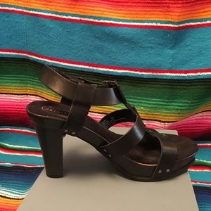 Dr Scholl's Candid 8  Comfy Sexy Black High heels